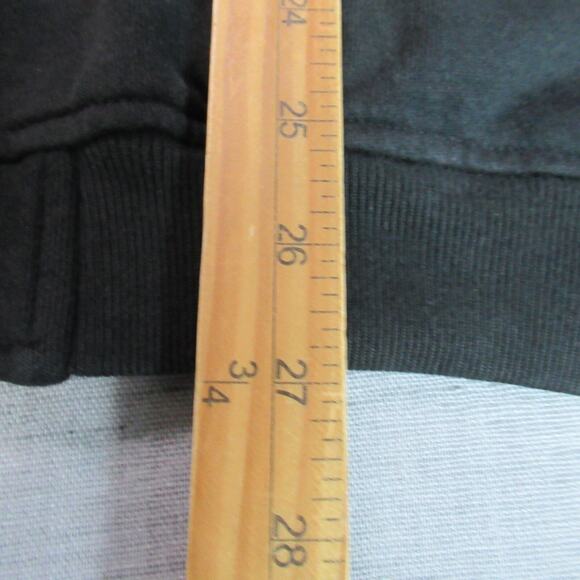 Vintage R&Y Sport Jacket Mens XXL Black Full Zip Sweatshirt Striped Casual 80s - Picture 6 of 9